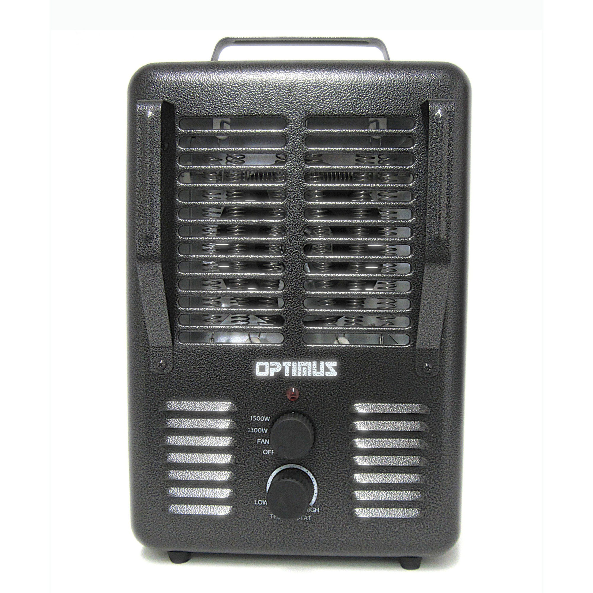 Optimus Portable Utility Heater — 1500 Watts, Adjustable Thermostat, Heavy-Duty, Model# H-3013